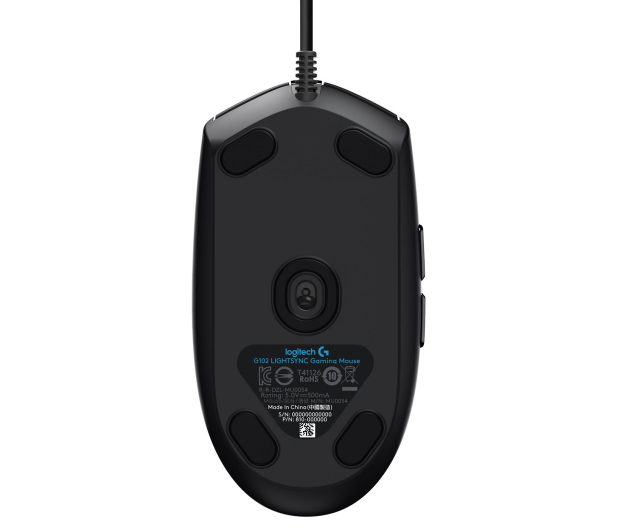 LOGITECH G102 Lightsync Gaming Mouse czarna 910-005823 - 574603 - zdjęcie 4
